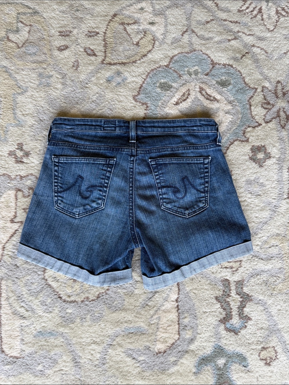 AG Adriano Goldschmied The City Short Denim Shorts Women’s Size 27 Made in USA - Picture 2 of 4
